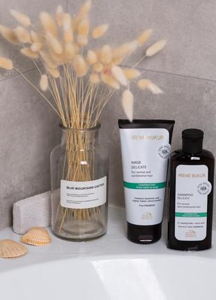 Delicate mask for normal and combination hair, 180 ml4 photo
