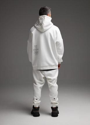 Fleece set hoodie & joggers for men, color cloud7 photo