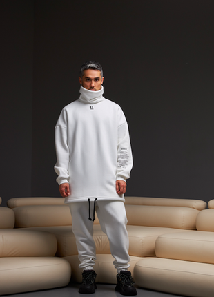 Fleece set long sleeve & joggers for men, color cloud2 photo