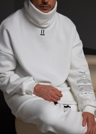 Fleece set long sleeve & joggers for men, color cloud4 photo