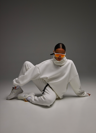 Fleece set long sleeve & joggers for her, color cloud7 photo