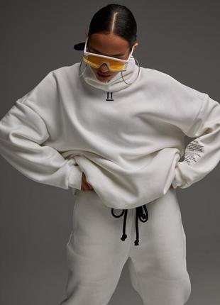 Fleece set long sleeve & joggers for her, color cloud6 photo