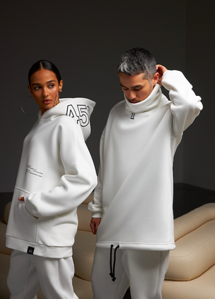 Fleece set long sleeve & joggers for men, color cloud8 photo