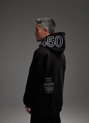 Fleece set hoodie & joggers for men, color onyx4 photo