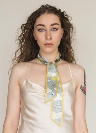 Thin silk scarf "Dream/ Mriya"