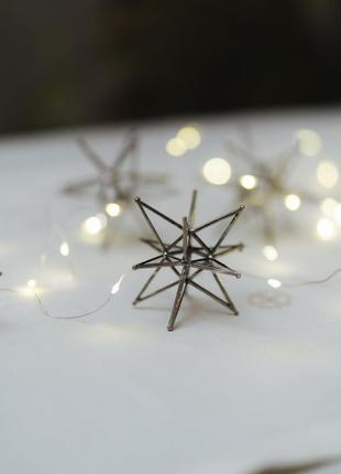 Stained Glass Star, 3D Star Suncatcher, Christmas decor, Gift Tree Ornaments, Moravian star2 photo