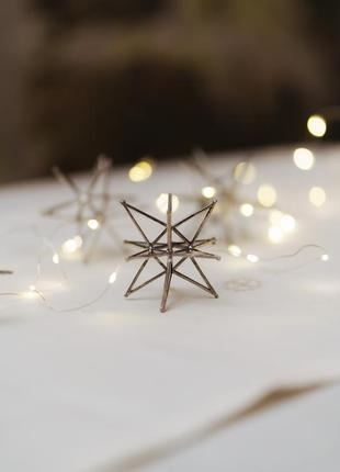 Stained Glass Star, 3D Star Suncatcher, Christmas decor, Gift Tree Ornaments, Moravian star