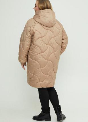 Women's demi-season jacket elongated large sizes  54-722 photo