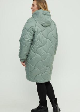 Women's demi-season jacket elongated large sizes  54-723 photo