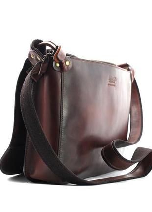 Bull leather classic mesenger bag2 photo
