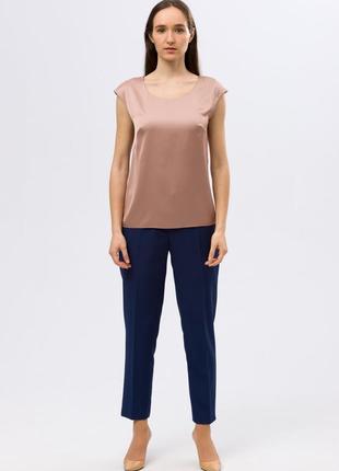 Classic trousers length 7/8 blue 71496 photo