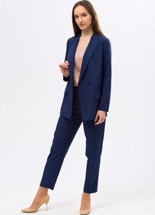 Classic trousers length 7/8 blue 71493 photo