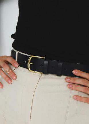Basic leather belts for woman