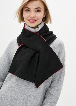 Stylish scarf men double-sided scarf with original clasp, unisex7 photo