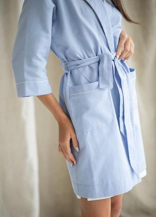 Woman's bathrobe with embroidery 555-20/005 photo
