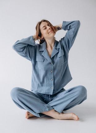 Cotton pajama set1 photo