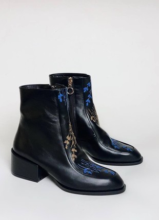 Ankle boots with embroidery1 photo