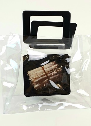 A Tote Bag "Asparagus", a series «A Masterpiece in Your Bag», (Still Life with Asparagus, Adriaen Coorte, 1697)