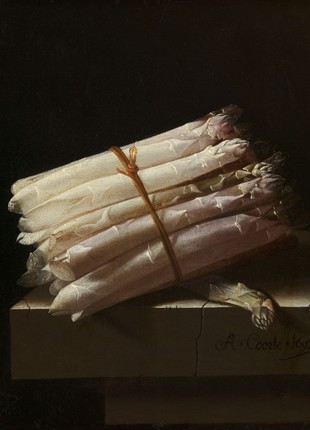 A Tote Bag "Asparagus", a series «A Masterpiece in Your Bag», (Still Life with Asparagus, Adriaen Coorte, 1697)5 photo