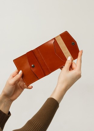 Leather wallet 2.1 light brown (BN-W-2-1-k)5 photo