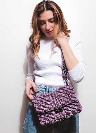 Crochet crossbody bag Bon Bon for women4 photo