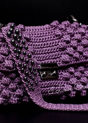 Crochet crossbody bag Bon Bon for women2 photo