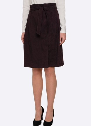 Brown microcord skirt 62574 photo