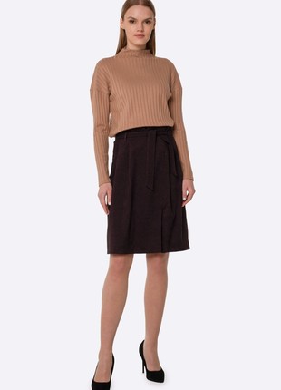 Brown microcord skirt 62572 photo