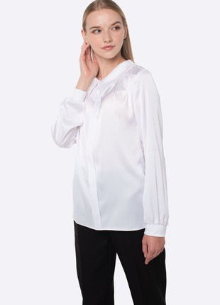White viscose silk blouse 1281