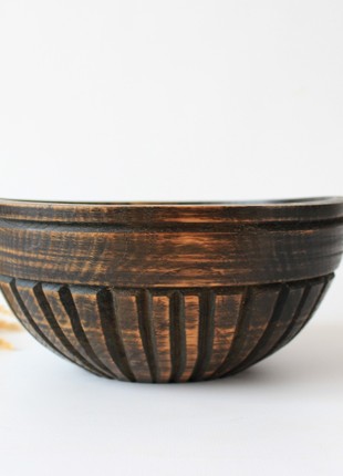 handmade dinnerware, rustic fruit bowl