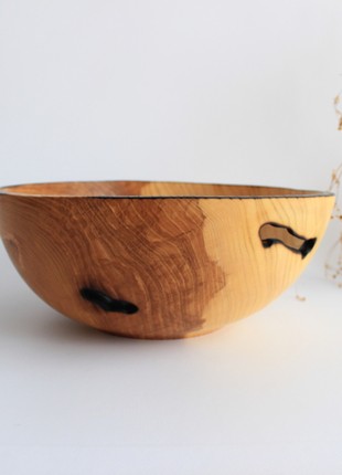 handmade dinnerware, rustic fruit wooden bowl10 photo