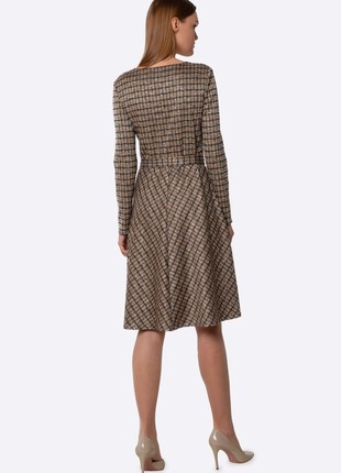 Knitted dress with flared skirt 56864 photo