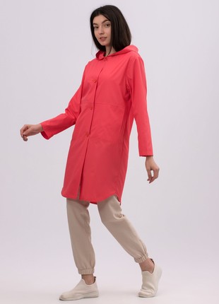 Lightweight Coral Hooded Cloak 4426p1 photo