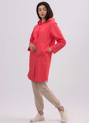Lightweight Coral Hooded Cloak 4426p2 photo