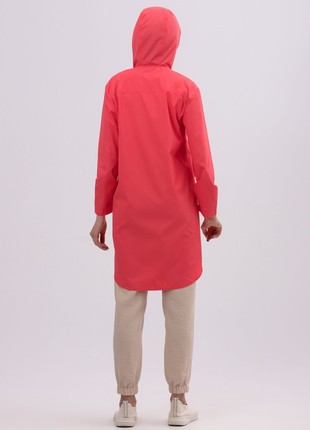 Lightweight Coral Hooded Cloak 4426p3 photo