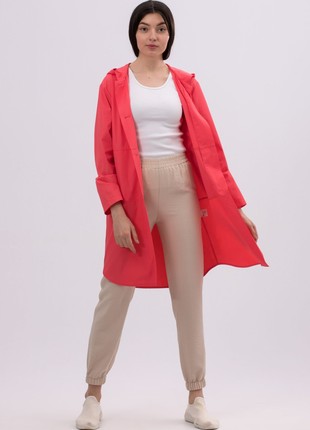 Lightweight Coral Hooded Cloak 4426p5 photo
