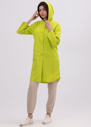 Light green cloak with hood 4426c2 photo