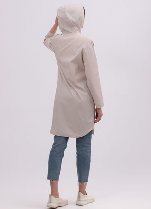 Light gray cloak with hood 44263 photo