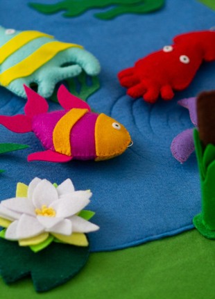 Toddler fish game with fishing pole6 photo