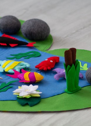 Toddler fish game with fishing pole8 photo