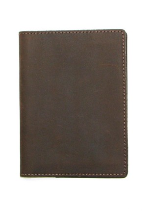 Covid-19 Vaccination Certificate Protective Cover Genuine Leather Vaccine Record Cover Card Holder for Credit Tickets DNK Leather col.F1 photo