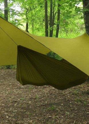 AWNING FROM RECYCLED PLASTIC BOTTLES ♻ - SIL 6N OLIVA2 photo