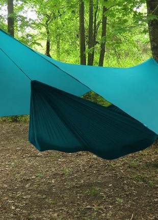 AWNING FROM RECYCLED PLASTIC BOTTLES ♻ - SIL 6N COSMIC BLUE2 photo