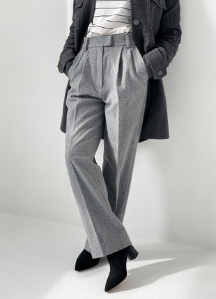 Women's trousers with wool and cashmere