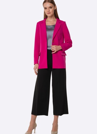 Jacket without lining in cyclamen color 33271 photo