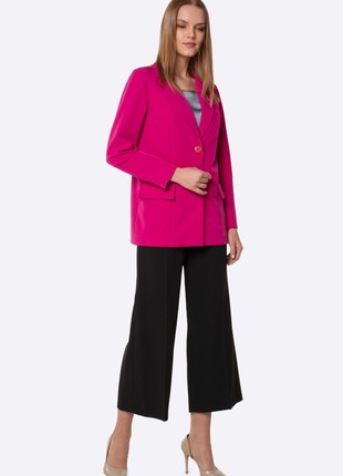 Jacket without lining in cyclamen color 33273 photo