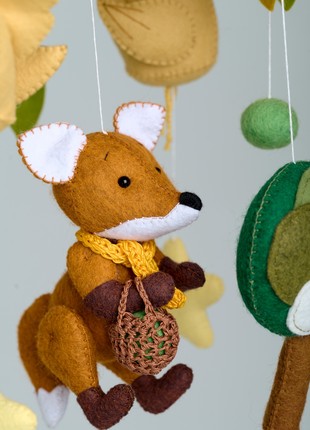 Musical baby mobile with bracket "Fox"7 photo