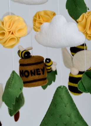 Baby mobile "Beehive & Bee"4 photo