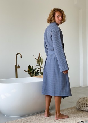 Men's waffle bathrobe COZY marengo 8013 photo