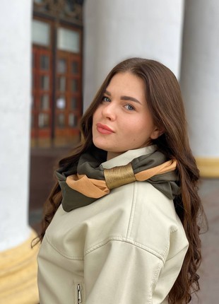Cashmere stylish scarf Snood  from the designer Art Sana4 photo